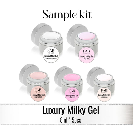 Luxury Milky Gel Sample Kit - 8ml*5pcs
