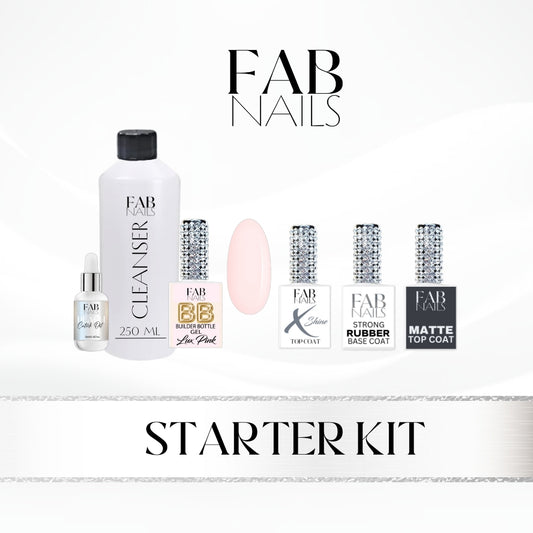 STARTER SET for nails,  nail product starter kit, nail begginer kit