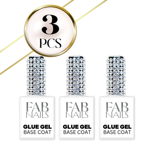 GLUE GEL base coat gel, 15ml - 3pcs